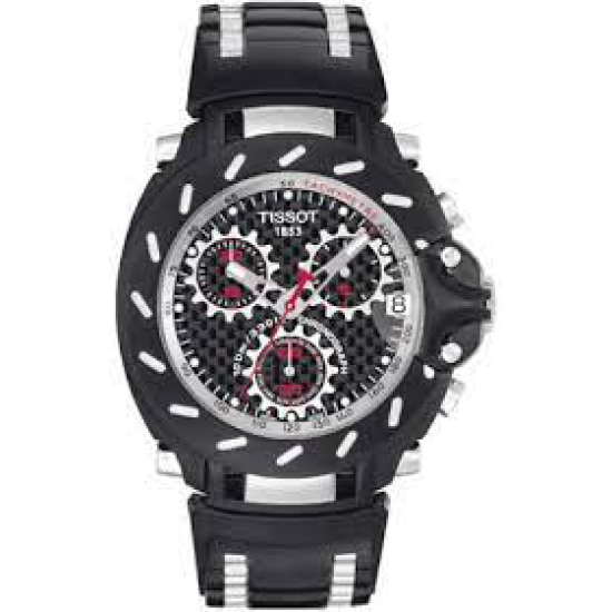 TISSOT "T-RACE" HPH CHRONO ZWART PVD CARBON WPL. - 6309