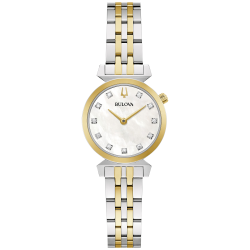 BULOVA DPH BICOL WIT PARELMOER WPL DIAM INDEX - 1007477