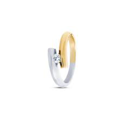 R&C 14k WG SLAGRING MET DIAM.06ct R-SI - 6570