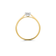 BLUSH 14K BC RING 0.07ct W/SI briljant - 1006387