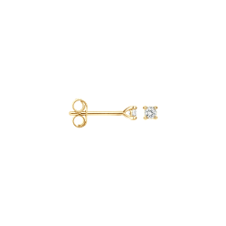 BLUSH 14K GG OORKNOPPEN 0.06ct W/SI2 BRILJANT - 1006398