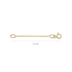 BLUSH 14k GG VEILIGHEIDSKETTINGKJE 3cm - 1006345