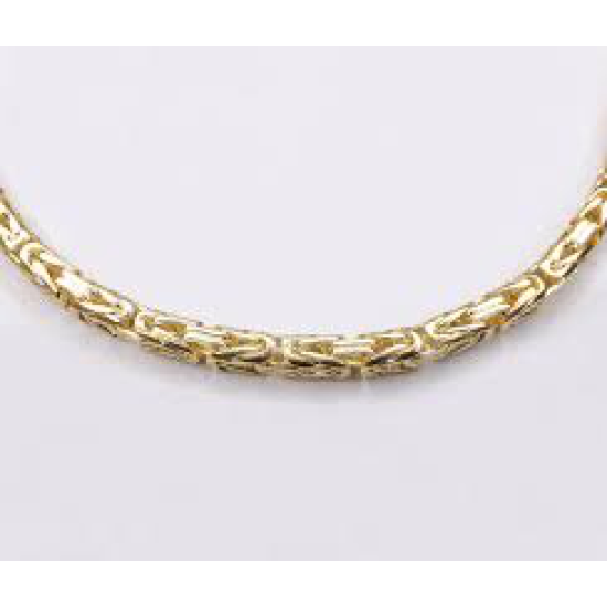 14k GG KONINGSKETTING-ARMBAND 3mm 21CM - 1006670