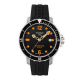 TISSOT SEASTAR AUTOMATIC HPH KAUT-ST ZW/ORANJE WPL. - 9855