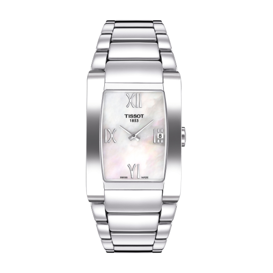 TISSOT GENEROSI-T DPH ST-ST WIT PARELM.WPL.T0073091111300 - 9895