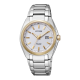 CITIZEN ECODRIVE BICOLOR SUPERTITANIUM DAMESHORLOGE WITTE WIJZERPLAAT EW2214-52A - 11420