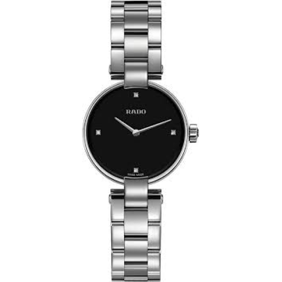 RADO "COUPOLE S QUARTZ" JUBILEE BLACK DIAL - 12825