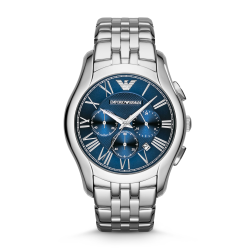 ARMANI HPH ST-ST CHRONOGRAPH BLAUWE WPL. - 13155