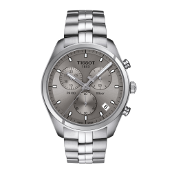 TISSOT PR100 CHRONO HPH ST-ST RHODIUM.WPL. - 13599