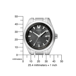 CITIZEN ECODRIVE TITANIUM HERENHORLOGE MET ZWARTE WIJZERPLAAT AW1240-57E - 13966