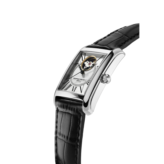 FREDERIQUE CONSTANT "CARRÉ" AUTOMATIC HPH OPEN HEART ZIL.WPL. - 15066