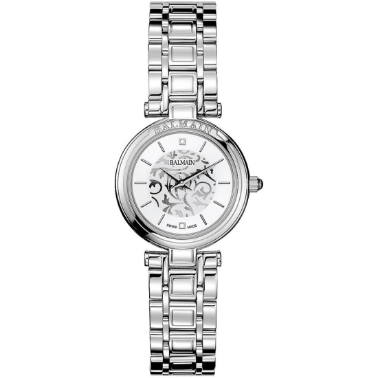 BALMAIN "HOUTE ELEGANCE MINI" STALEN DAMESHORLOGE MET ZILVERKLEURIGE WIJZERPLAAT B80913316 - 15239
