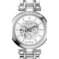 BALMAIN "HOUTE ELEGANCE MINI" STALEN DAMESHORLOGE MET ZILVERKLEURIGE WIJZERPLAAT B80913316 - 15239
