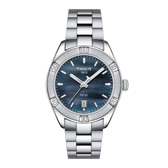 TISSOT "PR100" DPH ST-ST D.BL.PARELM.WPL - 15648