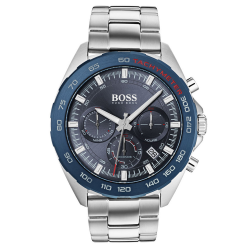 HUGO BOSS "INTENSITY" HPH ST-ST CHRONO BL.WPL. TACHY LUNETTE - 1004673