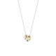 Blush 14k WG ANKERKETTING MET 3x RONDELLEN TRICOLOR -3055WYR - 1004870