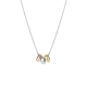 Blush 14k WG ANKERKETTING MET 3x RONDELLEN TRICOLOR -3055WYR - 1004870