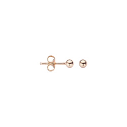 BLUSH 14K RG OORKNOPPEN 3MM - 1004945