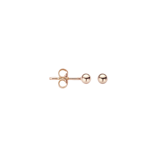 BLUSH 14K RG OORKNOPPEN 3MM - 1004945