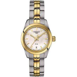 TISSOT "PR100 LADY SMALL" DPH BICOL. ST-GGDBL.WIT PARELM.WPL. - 1005001