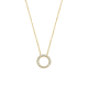 BLUSH 14K GG  COLLIER 42CM ZIRKONIA HANGER - 1005447