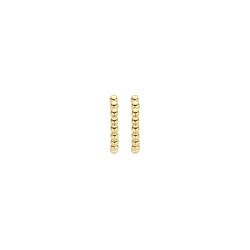 BLUSH 14k GG KLAPCREOLEN BOLLETJES 2x10mm - 1005507