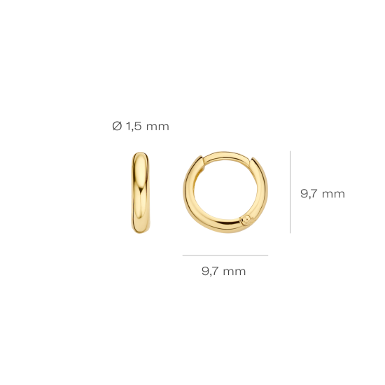 BLUSH 14k GG CROLEN ROND 10x2mm - 1005512