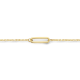 BLUSH 14k GG ARMBAND ANKER MET 3x OVALE RING - 1005520