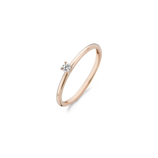 BLUSH 14K RG SOLITAIRE ZIRKONIA - 1005524