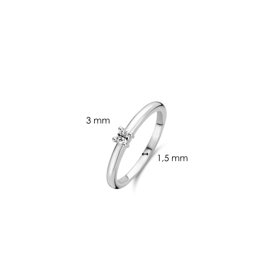 TI SENTO SOLITAIRRING ZIRCONIA - 12211ZI/54 - 1005541