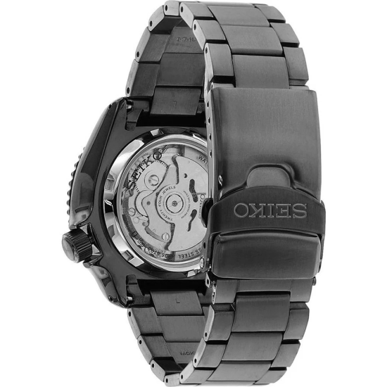 SEIKO 5 SPORT BLACK STEEL DAY-DATE AUTOMATIC DIVER ZWARTE WPL. SRPD65K1 - 1005722
