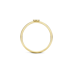 BLUSH 14K GG RING MET GRAVEERPLAATJE 4,1/4,1MM - 1005789