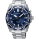 SEIKO KINETIC HERENHORLOGE  STAAL BLAUWE WIJZERPLAAT SKA783P1 - 1004907