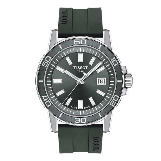 TISSOT SUPERSPORT GENT HPH ST-KAUTSCH GRIJS.WPL. - 1006324