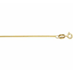 14k GG GEWALST SLANGENCOLLIER 1,2mm 50cm - 1006094