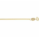 14k GG GEWALST SLANGENCOLLIER 1,2mm 50cm - 1006094