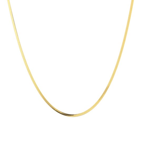 14k GG GEWALST SLANGENCOLLIER 1,2mm 50cm - 1006094