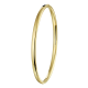 ZILGOLD 4mm MASSIEF ZILVER MET GEELGOUDEN "BANGLE" SLAVENARMBAND - 1006096