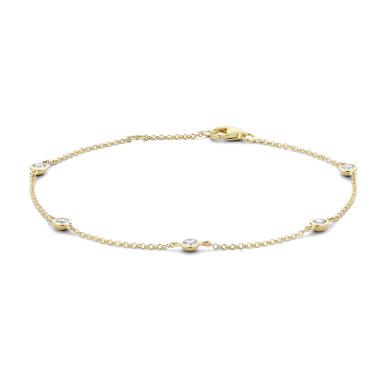 BLUSH 14K GG ARMBAND MET 5 ZIRKONIA - 1006544