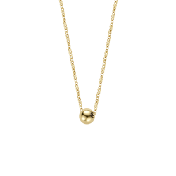 BLUSH 14k GG COLLIER MET 4mm BOLLETJES HANAGER - 1005493