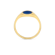 BLUSH 14K GG ZEGELRING MET OVALE LAPIS STEEN - 1005739