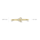 BLUSH 14k GG D.RING MET OPEN ZIRCONIA HARTJE - 1006880