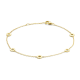 BLUSH 14k GG ARMBAND 5x ROND SCHIJFJE 16-18cm - 1006902