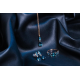 PONTE VECCHIO 18k RG COLLIER "IRIS" ANKER MET DRUPPEL LONDON TOPAAS 2,20ct 1BRILJ 0.01ct G-VS - 1006965