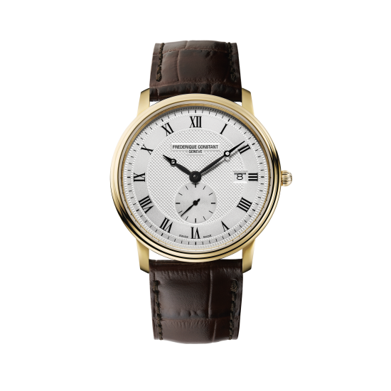 FREDERIQUE CONSTANT ULTRA SLIM HPH DBL-LR ZILV.WPL. - 1006986