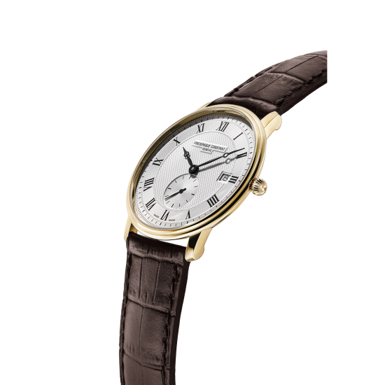 FREDERIQUE CONSTANT ULTRA SLIM HPH DBL-LR ZILV.WPL. - 1006986