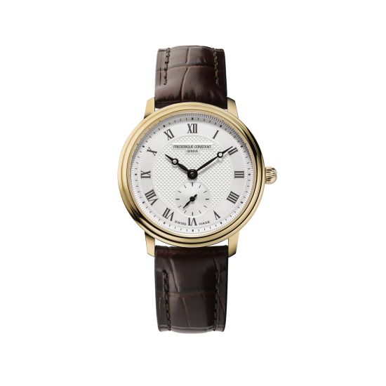 FREDERIQUE CONSTANT ULTRA SLIM DPH DBL-LR ZILV.WPL. - 1006987