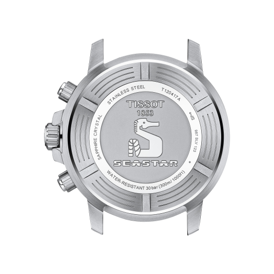 TISSOT SEASTAR 1000 HPH CHR. ST-ST. BL/ZW.WPL - 1007051