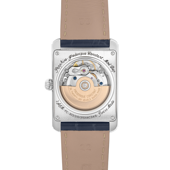 FREDERIQUE CONSTANT CLASSIC CARREE HPH ST-LR NAVY DIAL ATOMATIC - 1007159