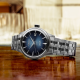 SEIKO "PRESAGE COCTAIL TIME" HPH ST-ST BLAUWE SUNBURST WPL ZIVERKLEURIGE INDEX - 1007230